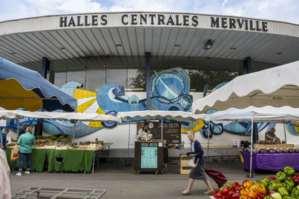 France, Morbihan (56), Lorient, Les halles de Merville