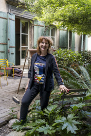 France, Vaucluse, Avignon, Maison de Fogasse, a place combining a subtle blend of culture, fashion, art and gastronomy, its owner Corinne Chicheportiche