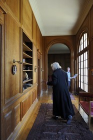 France, Yvelines (78), Maisons-Laffitte, le peintre suédois Odd Nerdrum