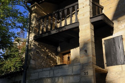 France, Gard (30), région du Pays d'Uzège, village de Flaux
