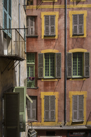 France, Alpes-Maritimes, Nice, listed as World Heritage by UNESCO, Old Nice, building on Place Vieille