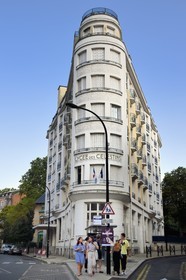 France, Allier (03), Vichy, the former Hotel des Célestins, now Lycée des Célestins, in the shape of a liner and in Art Deco style
