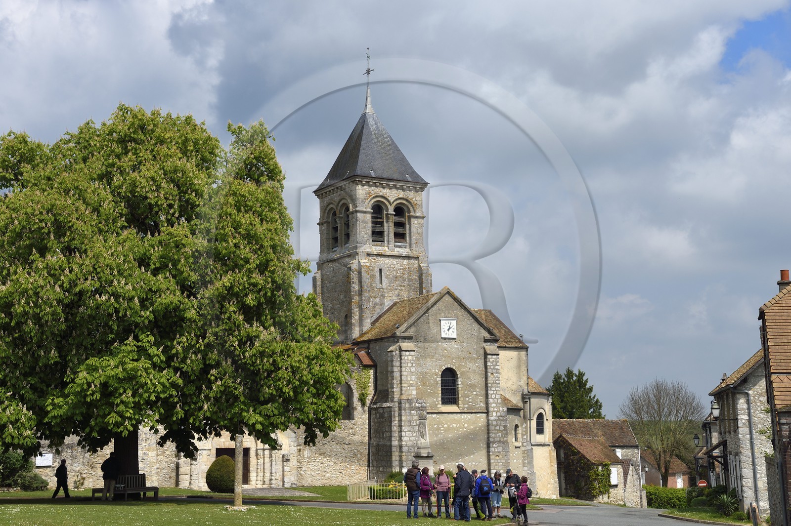 France, Yvelines, Montchauvet, Sainte Marie Madeleine (St. Mary Magdalene) church