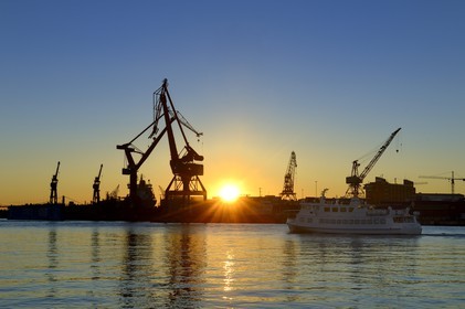 Suède, Västra Götaland, Göteborg (Gothenburg), les anciens chantiers navales de Lundbyvassen