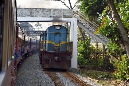 Sri Lanka, Western Province, Colombo, Mount Lavinia, train from Colombo to Galle