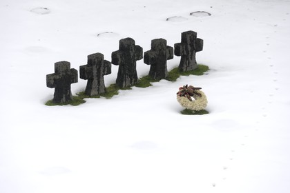France, Calvados, La Cambe, German military cemetery of the second world war