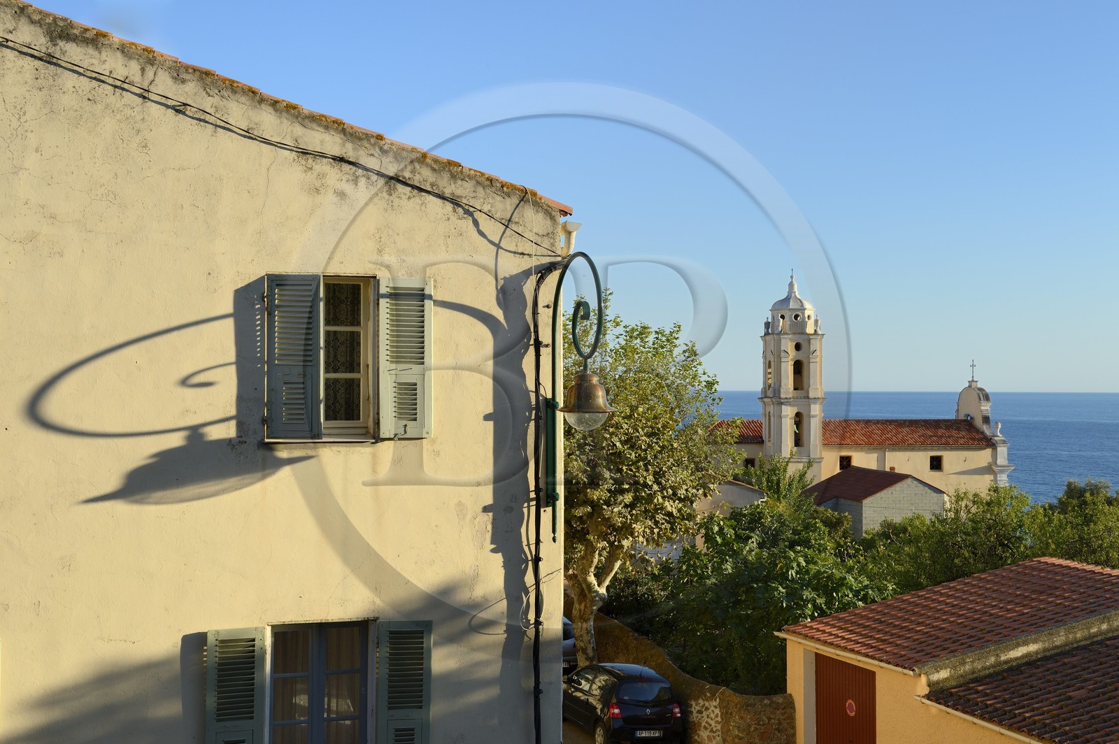 France, Corse-du-Sud (2A), Cargèse, l'église de l'Assomption dite latine édifiée au XIXe siècle