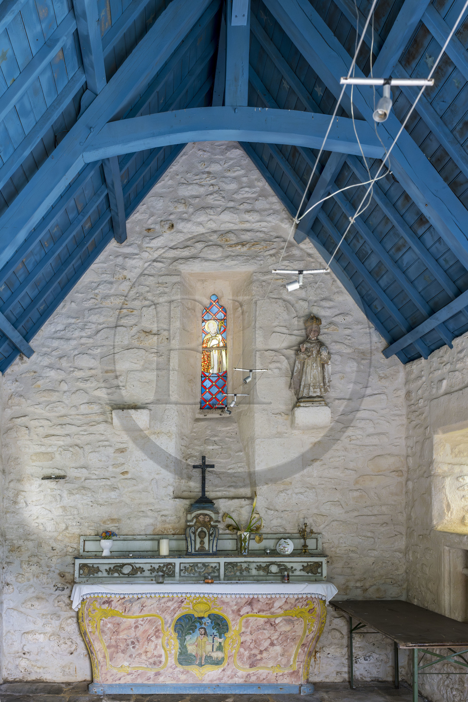 France, Finistère (29), Pays des Abers, Aber Wrac'h, Plouguerneau, chapelle de Prad-Paol du du XVIème siècle