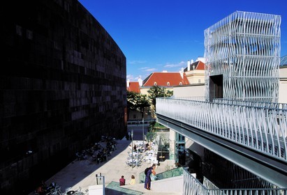 Austria, Vienna, the Museumsquartier is the biggest cultural complex from Vienna