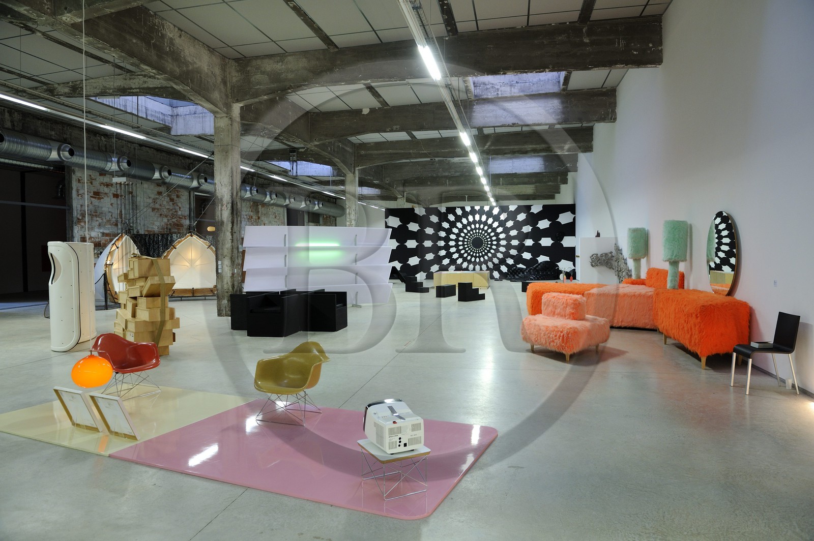 France, Loire-Atlantique (44), Nantes, l'Ile de Nantes, le Hangar à Bananes, espace d'exposition d'art contemporain