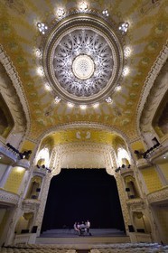 France, Allier (03), Vichy, Palais des Congrès (Congress Palace) and Opera, the Art Nouveau hall of the Opera house