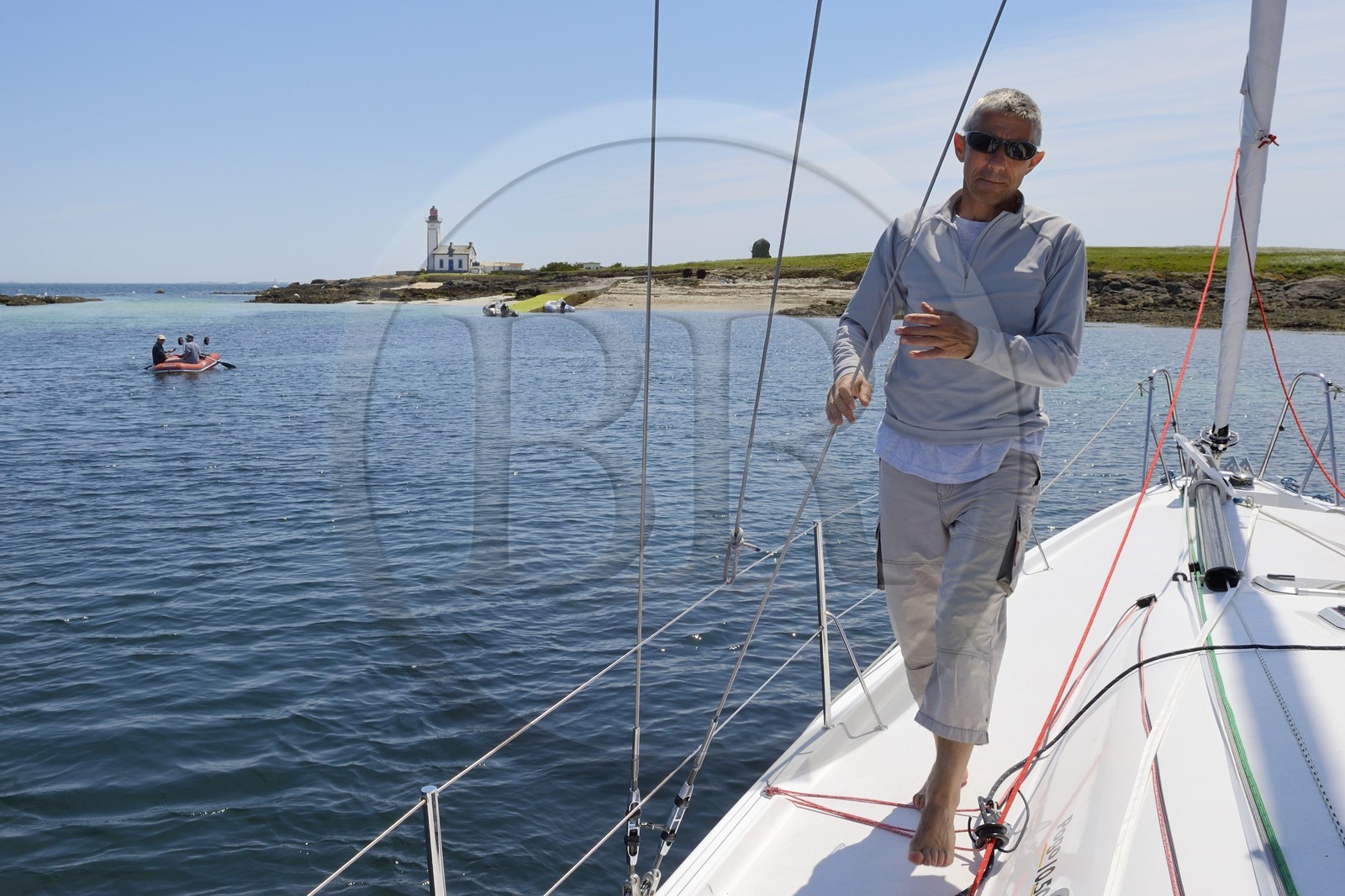 France, Finistère (29), La Foret Fouesnant, archipel des Glénan, Ile aux Moutons