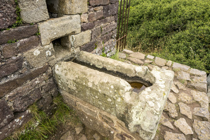 France, Cotes d'Armor, Grand Site de France Cap d'Erquy – Cap Frehel, Erquy, the heated shot for heating the balls used as projectiles for cannons against ships to red heat