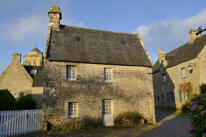 France, Finistere, Locronan, labelled Les plus Beaux Villages de France (The Most Beautiful Villages of France), traditional house