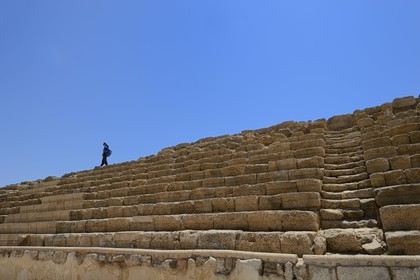 Israel, Haifa District, Caesarea (Caesarea Maritima), ruins of Caesarea, the Roman hippodrome