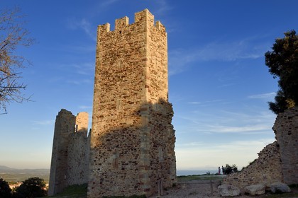France, Var (83), Hyères, château de Saint Bernard (XIe siècle) (Monument Historique)