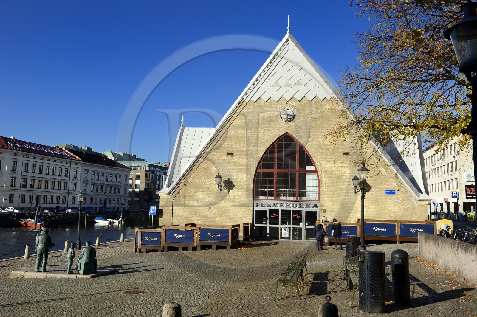Suède, Västra Götaland, Göteborg (Gothenburg), l'Eglise du poisson (marché de poisson couvert) Feskekörka