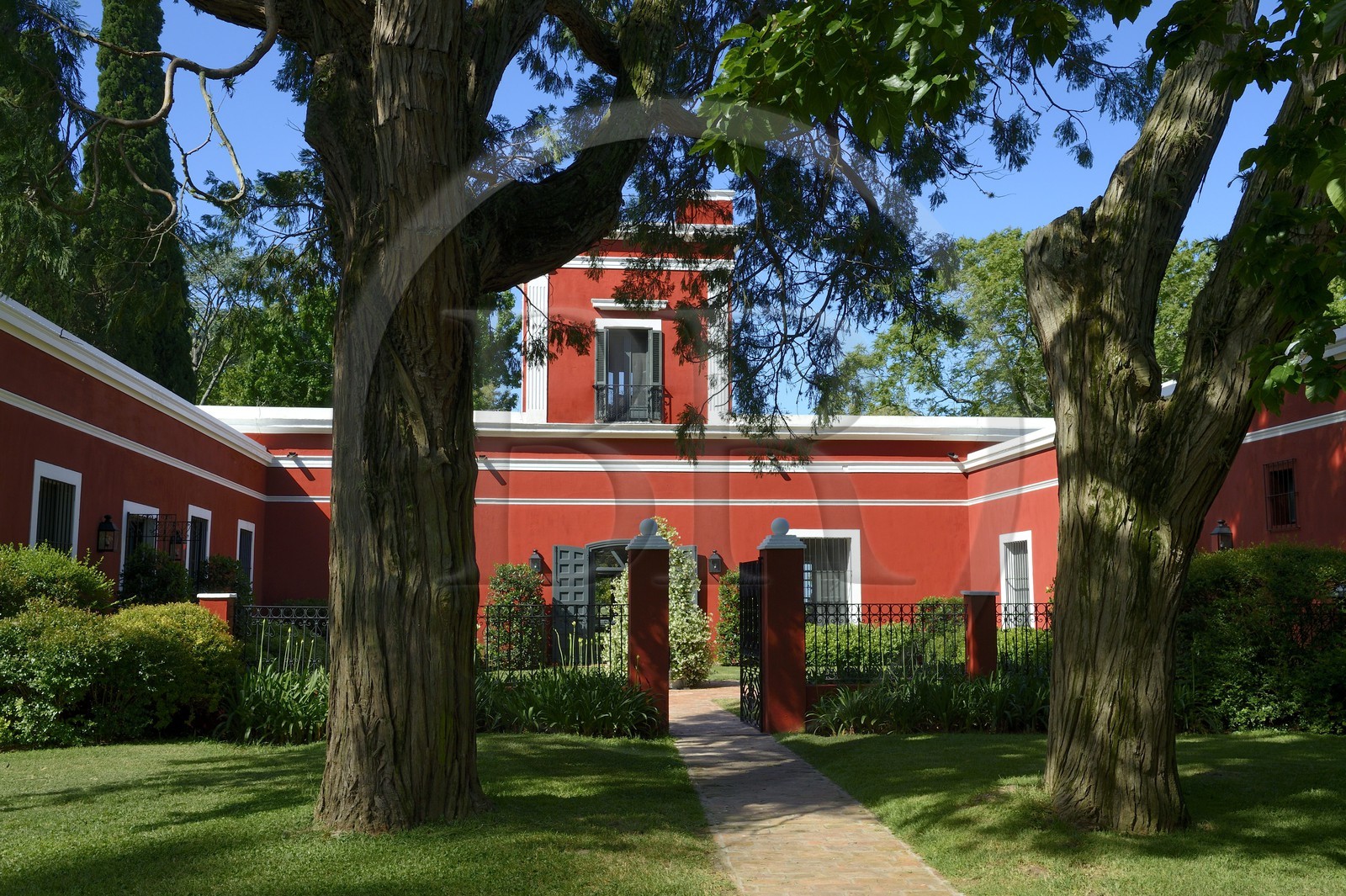 Argentine, province de Buenos Aires, San Antonio de Areco, estancia La Bamba de Areco, le bâtiment historique