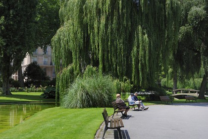 France, Seine Maritime, Le Havre, Downtown rebuilt by Auguste Perret listed as World Heritage by UNESCO, Saint-Roch square