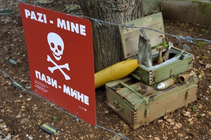 Bosnie-Herzégovine, Sarajevo, musée du Tunnel de Sarajevo, munitions utilisées pendant la guerre de 1992 à 1996