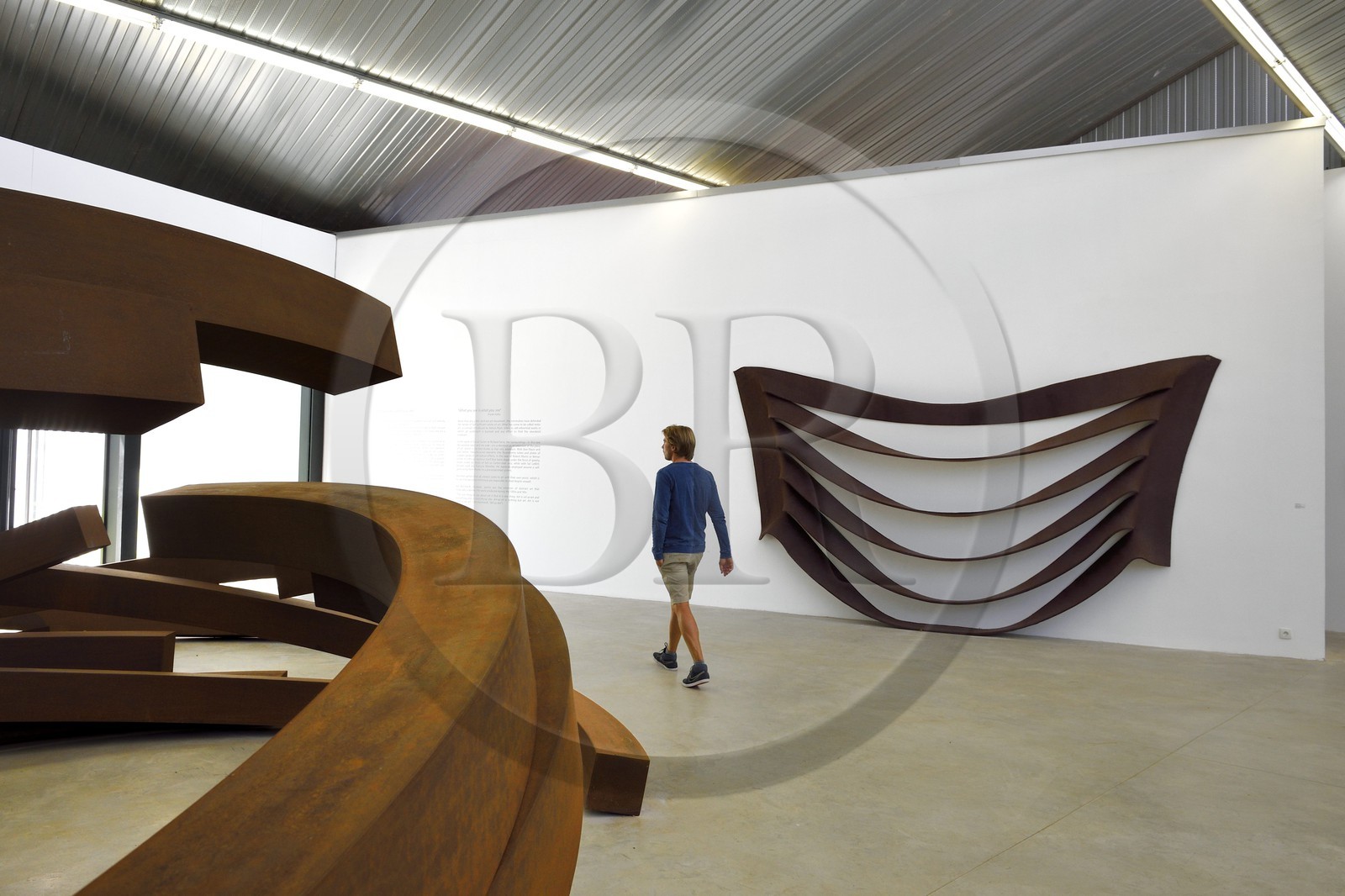 France, Var (83), Le Muy, Fondation Bernar Venet, la Nouvelle Galerie