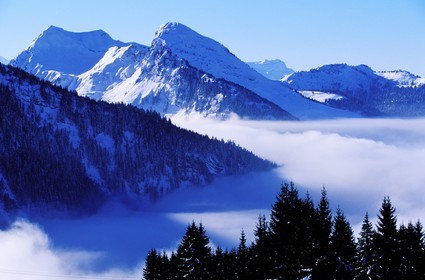 France, Haute Savoie, Pointe de Nyon near Morzine