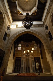 Egypte, Le Caire, intérieur de la Mosquée El-Azhar
