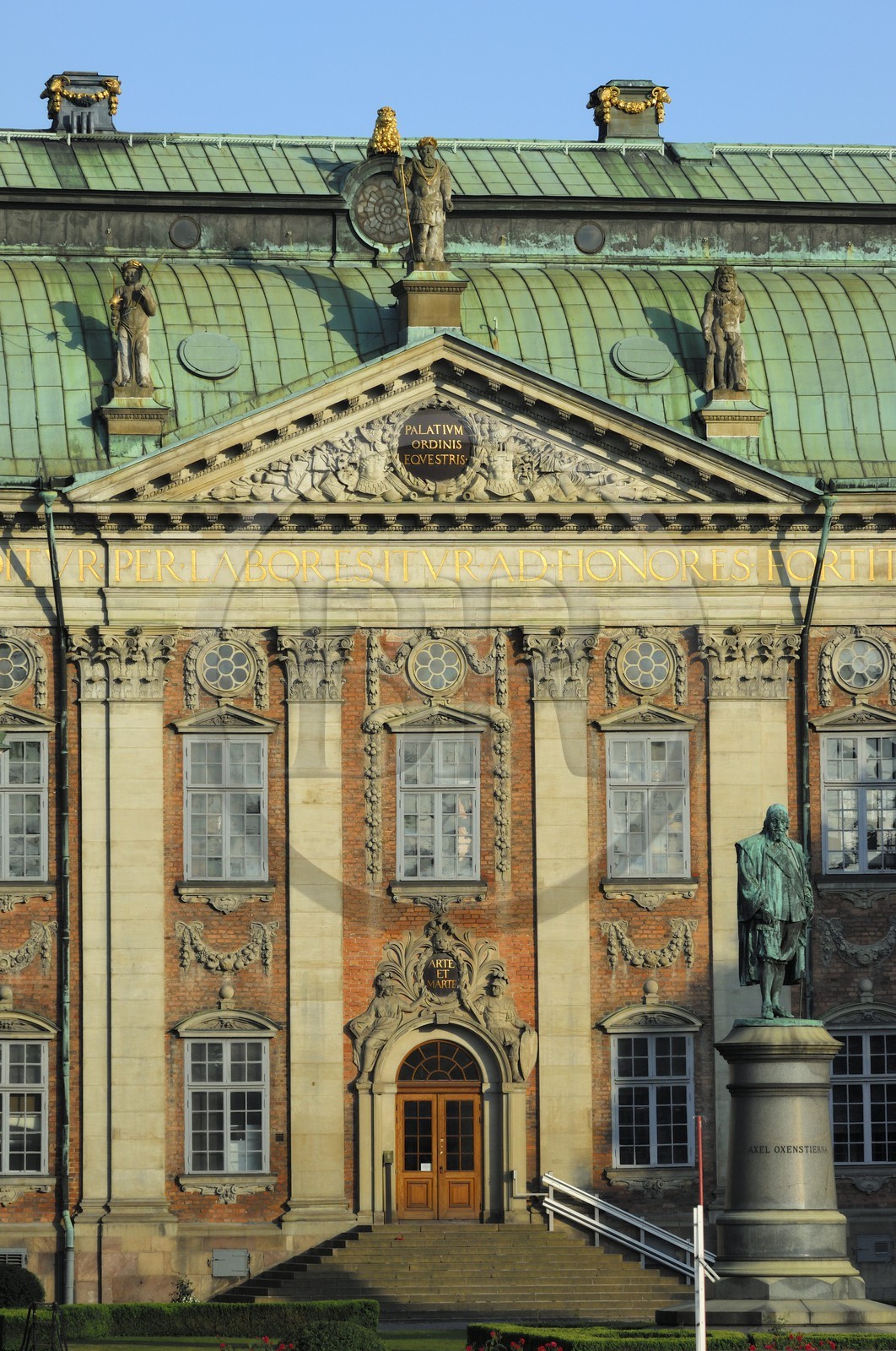 Suède, Stockholm, île de Gamla Stan (vieille ville), Maison de la noblesse (Riddarhuset)