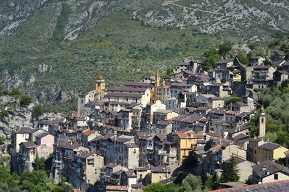 France, Alpes-Maritimes, Roya Valley (Nice hinterland), at the foot of the Mercantour National Park, Saorge