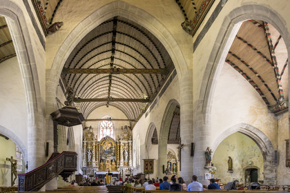 France, Finistère (29), Roscoff, l'église Notre-Dame de Croaz Batz