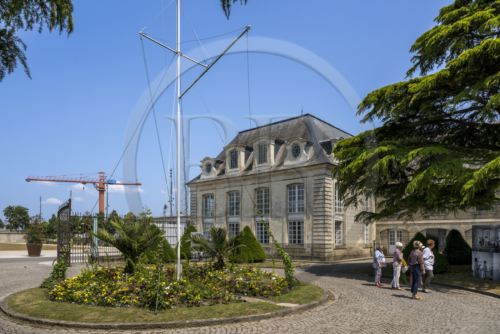 France, Morbihan (56), Lorient, l’Enclos du port, l’hôtel Gabriel, ancien Hôtel des ventes de la Compagnie des Indes