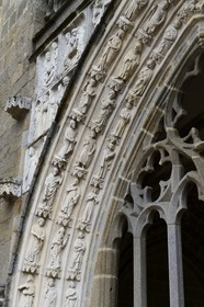 France, Ille-et-Vilaine (35), Baie du Mont-Saint-Michel, Dol-de-Bretagne, la cathédrale gothique Saint-Samson