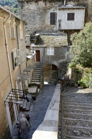 France, Haute-Corse (2B), région de la Casinca en Castagniccia, village peché de Vescovato