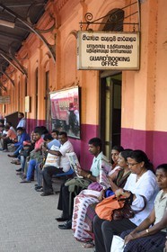 Sri Lanka, Colombo, Maradana train station