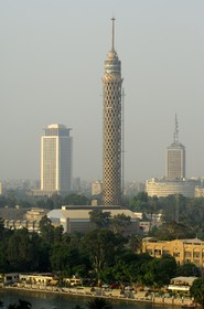 Egypte, Le Caire, la Tour du Caire de l'architecte Naoum Chebib