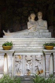 France, Alpes-Maritimes, Cannes, the villa Domergue, Etruscan style tomb of the painter Jean-Gabriel Domergue and his wife