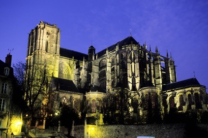 France, Sarthe (72), Le Mans, la cathédrale Saint-Julien