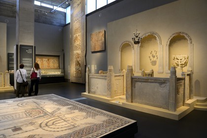 Israel, Jerusalem, Guivat Ram quarter, Israel Museum, department of archeology, room 6 called The Holy Land, Susiya synagogue susiya synagogue in the southern Hebron