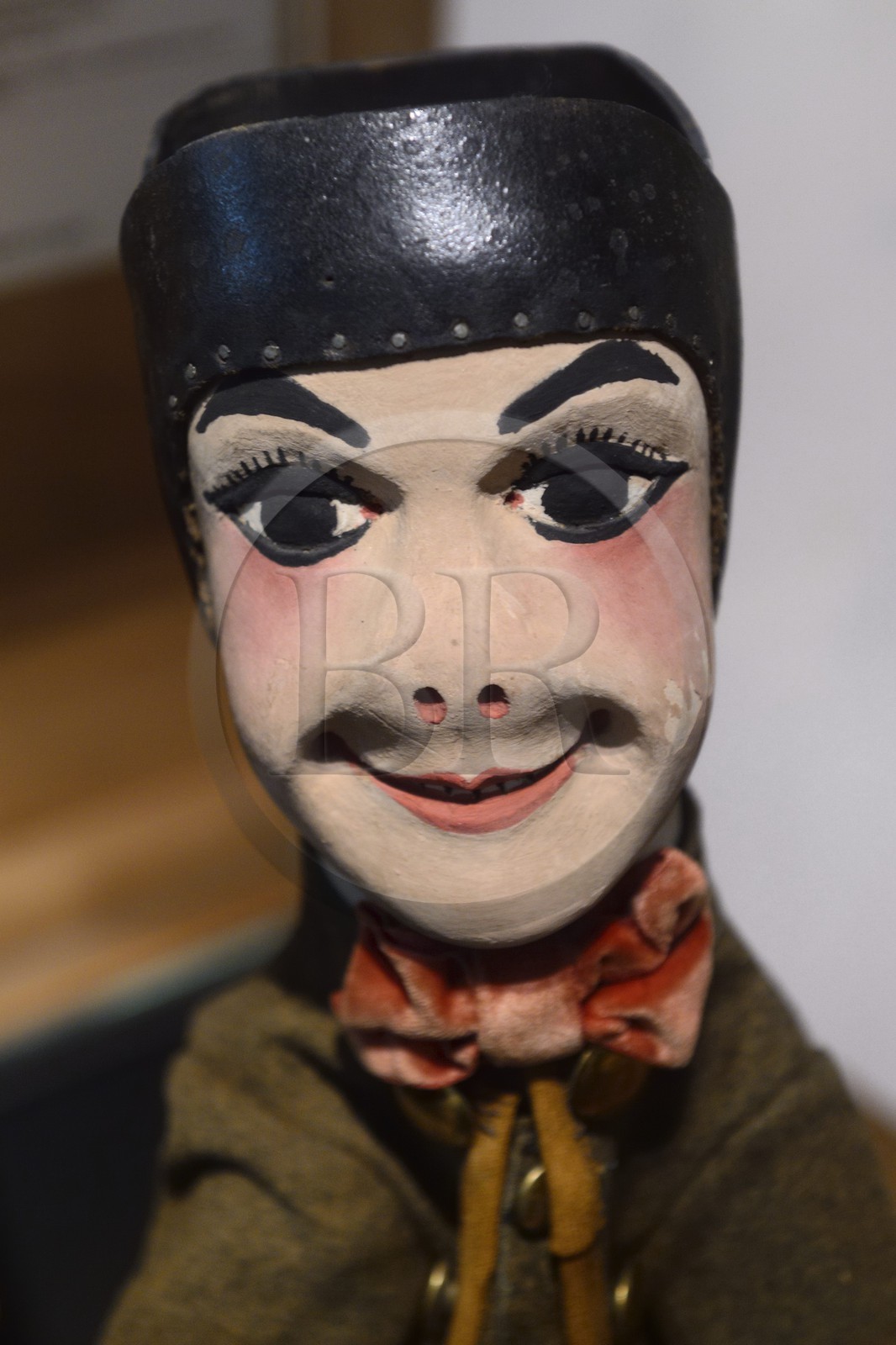 France, Rhône (69), Lyon, site historique classé Patrimoine Mondial de l'UNESCO, Vieux Lyon, musées Gadagne, Musée des marionnettes du monde, Guignol (fin XIXème siècle)