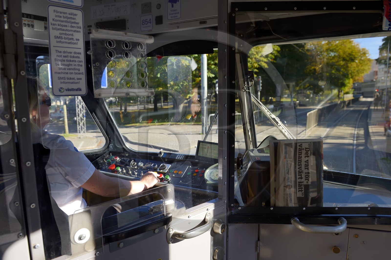 Suède, Västra Götaland, Göteborg (Gothenburg), tramway