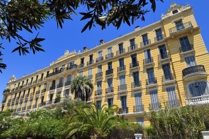 France, Var, Hyeres, former Grand Hotel on the avenue des Iles d'Or converted into apartments