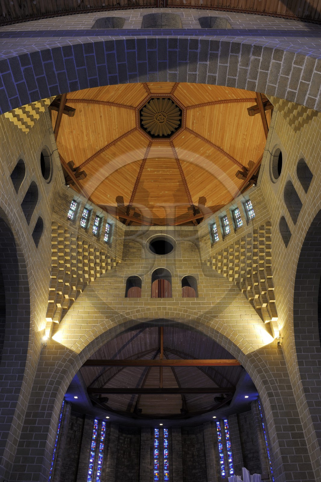 France, Manche (50), Cotentin, Saint-Lô, chapelle de la communauté du Bon Sauveur de l'architecte Joseph Marrast