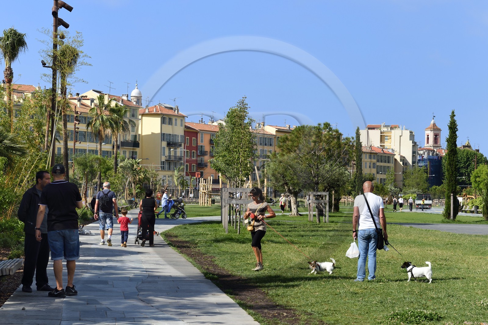 France, Alpes-Maritimes (06), Nice, la Promenade du Paillon
