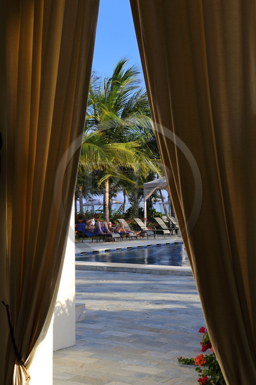 Tanzanie, archipel de Zanzibar, île de Unguja (Zanzibar), côte Sud-Est, Bwejuu, le luxueux Baraza Resort & Spa