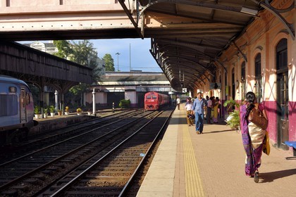 Sri Lanka, Colombo, Maradana train station