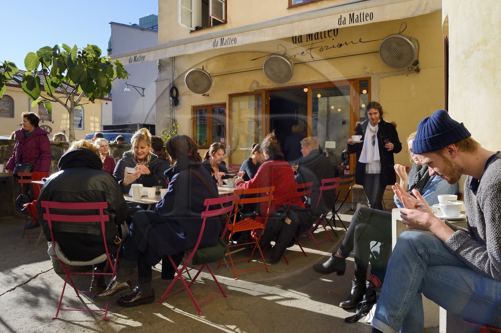 Suède, Västra Götaland, Göteborg (Gothenburg), Café Da Matteo