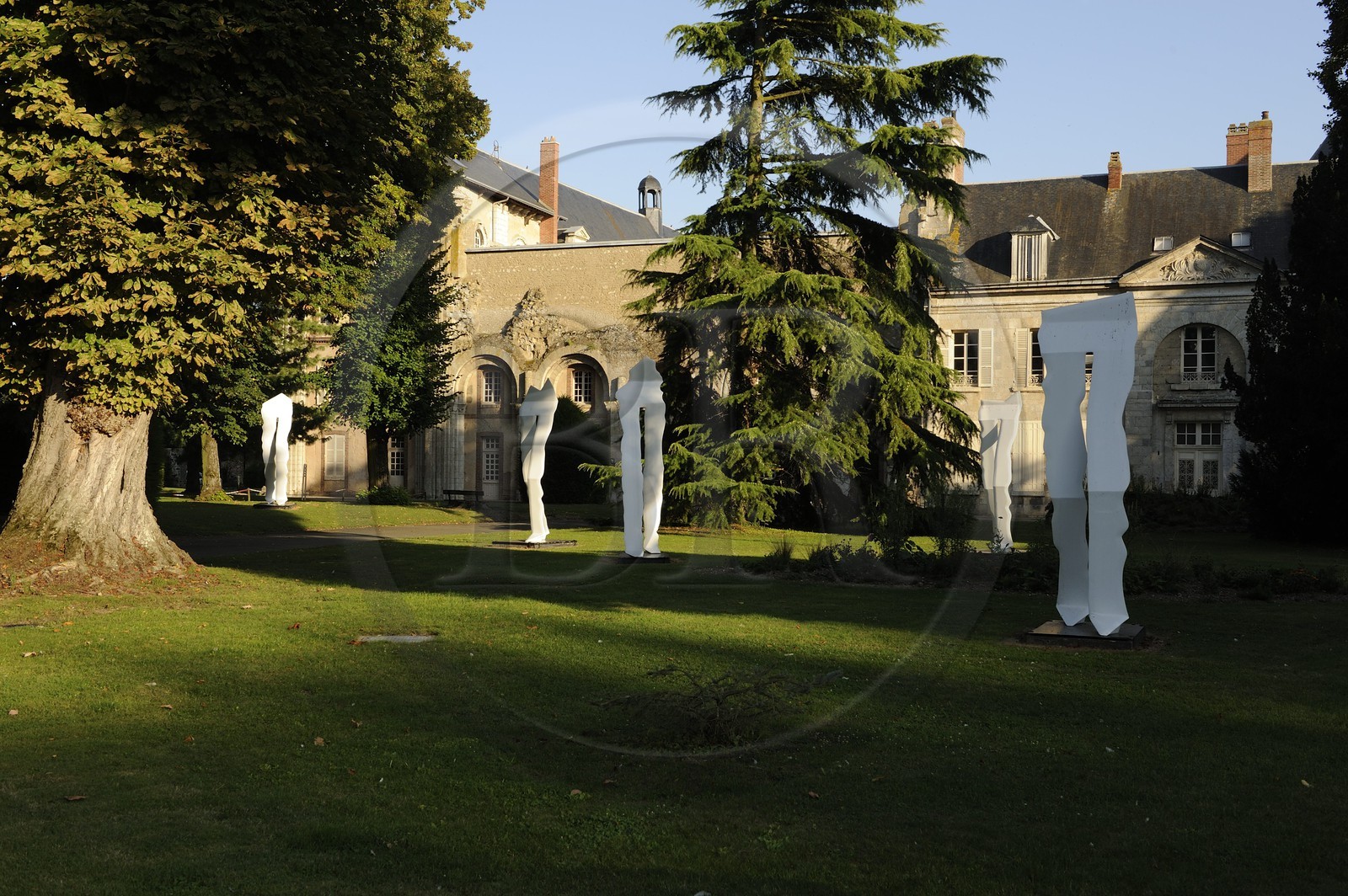 France, Eure-et-Loir (28), Bonneval, centre hospitalier dans l'ancienne abbaye