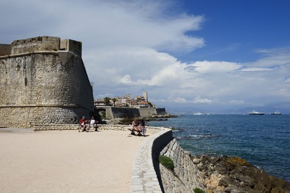 France, Alpes-Maritimes, Antibes, the bastion and the old town