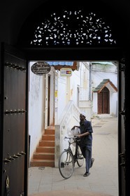 Tanzania, Zanzibar Archipelago, Unguja island (Zanzibar), Stone Town, listed as World Heritage by UNESCO, the Kisiwa House charm hotel in a traditional house of the Baghani district
