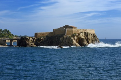 France, Var (83), Hyères, Parc National de Port Cros, Hyères, Presqu'île de Giens, la tour Fondue